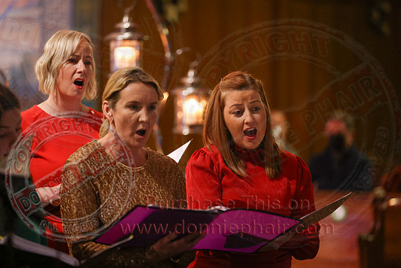 Caritas singing Christmas Hymns in The Graan, Enniskillen.-6