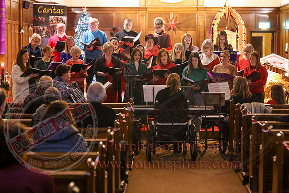 Caritas singing Christmas Hymns in The Graan, Enniskillen.-14