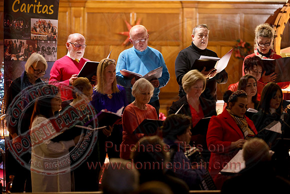Caritas singing Christmas Hymns in The Graan, Enniskillen.-12