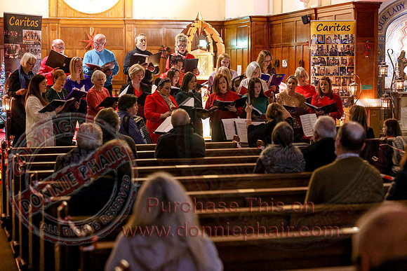 Caritas singing Christmas Hymns in The Graan, Enniskillen.-13