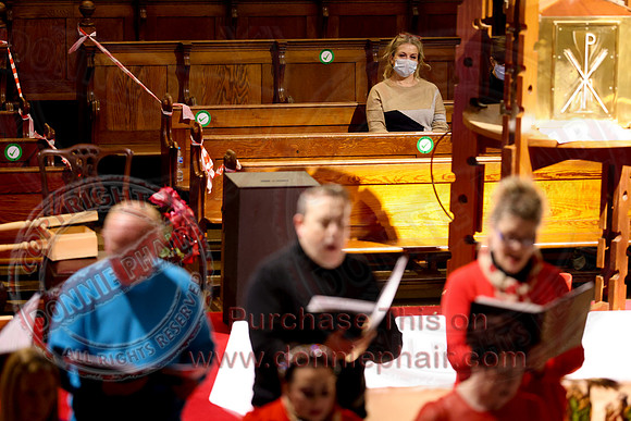 Caritas singing Christmas Hymns in The Graan, Enniskillen.-16