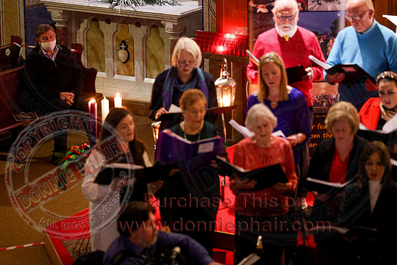 Caritas singing Christmas Hymns in The Graan, Enniskillen.-17