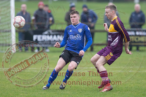 Kesh (6) V Mountfield (2) in Mercer Football League-4