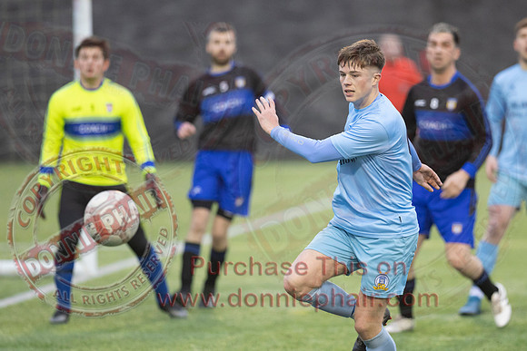 Enniskillen Town (2) V Omagh Hospitals (1) in Mercer Football League-1