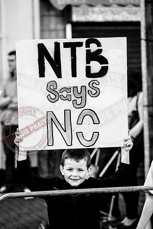 Loyalist Parade and Residents Protest in Newtownbutler