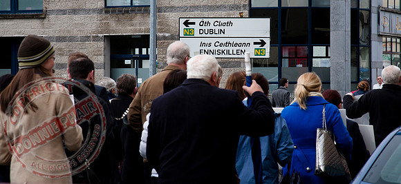 Quinn Insurance Protest in Cavan Town.