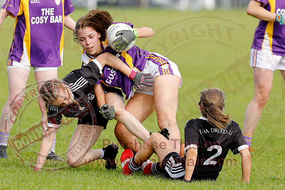 Derrygonnelly (1-13) V Aghadrumsee (2-05) in Ladies Senior GAA Football Championship Semi-Final -2