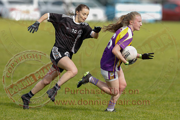 Derrygonnelly (1-13) V Aghadrumsee (2-05) in Ladies Senior GAA Football Championship Semi-Final -3