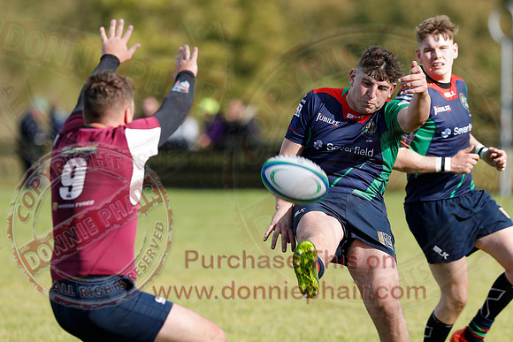 Enniskillen 1st XV (12) V Clogher Valley 1st XV (27) in Ulster Rugby Championship Division One-12