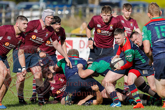 Enniskillen 1st XV (12) V Clogher Valley 1st XV (27) in Ulster Rugby Championship Division One-24