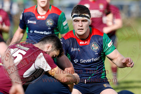 Enniskillen 1st XV (12) V Clogher Valley 1st XV (27) in Ulster Rugby Championship Division One-27