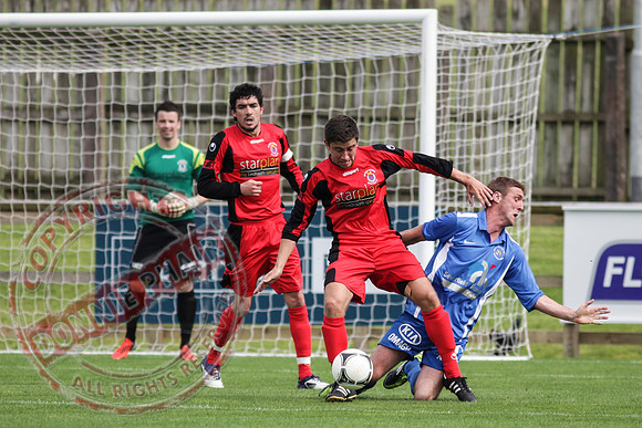 Ballinamallard FC V Dungannon Swifts in IFL Premium League Game.