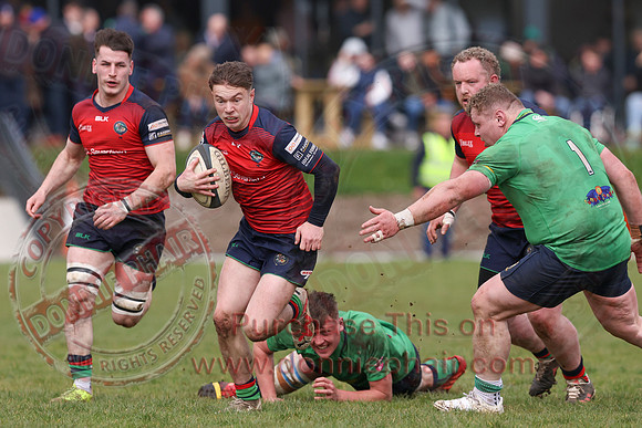 Clogher Valley 1st XV (41) V Ballina (12) in All-Ireland Rugby League 2C Champions-38