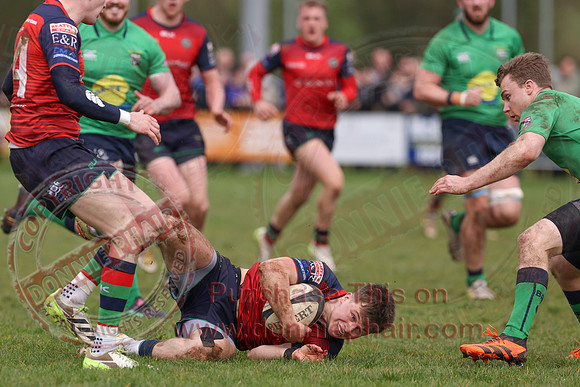 Clogher Valley 1st XV (41) V Ballina (12) in All-Ireland Rugby League 2C Champions-42
