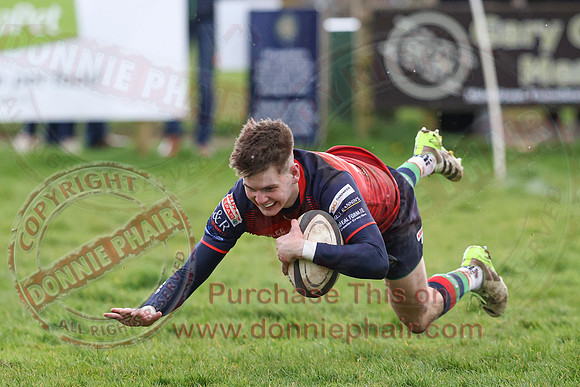 Clogher Valley 1st XV (41) V Ballina (12) in All-Ireland Rugby League 2C Champions-74