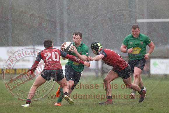 Clogher Valley 1st XV (41) V Ballina (12) in All-Ireland Rugby League 2C Champions-86
