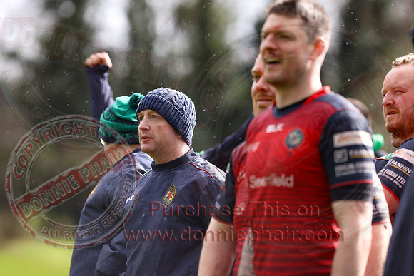 Clogher Valley 1st XV (41) V Ballina (12) in All-Ireland Rugby League 2C Champions-97