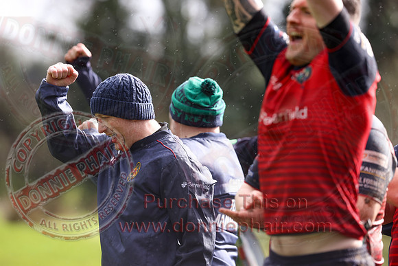 Clogher Valley 1st XV (41) V Ballina (12) in All-Ireland Rugby League 2C Champions-98