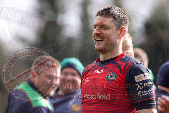 Clogher Valley 1st XV (41) V Ballina (12) in All-Ireland Rugby League 2C Champions-99