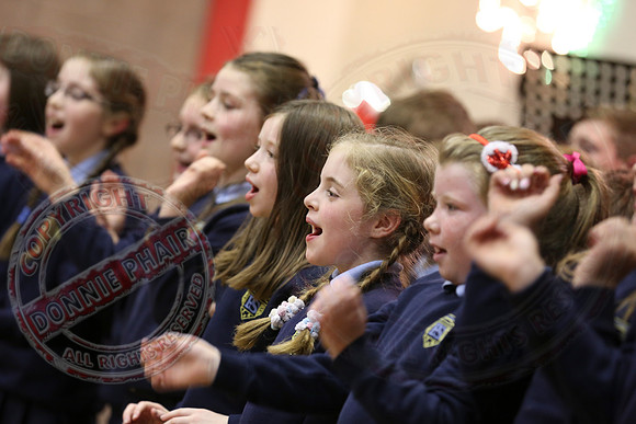 Community Carol Service in St. Mary's Hall, Tempo.