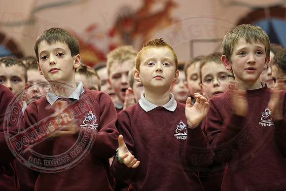 Community Carol Service in St. Mary's Hall, Tempo.