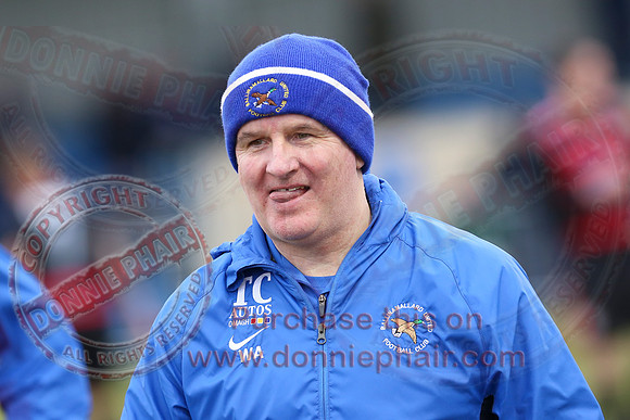 Ballinamallard United (2) V Coleraine (1) in IFA Premier League.