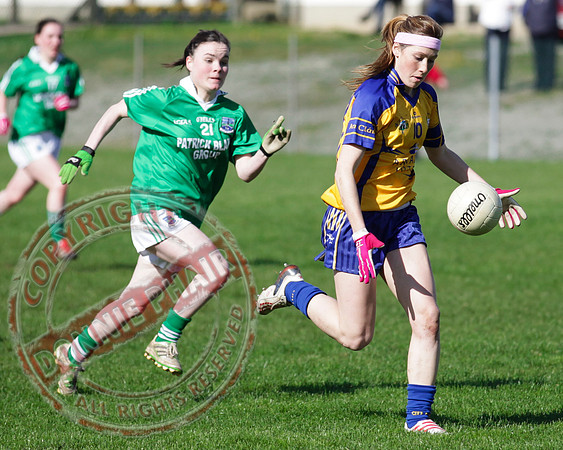 Fermanagh Cladies V Clare in GAA Football.
