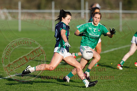 Fermanagh (4-10) V Limerick (4-03) in All-Ireland Ladies Junior GAA Football Championship Semi-Final-12