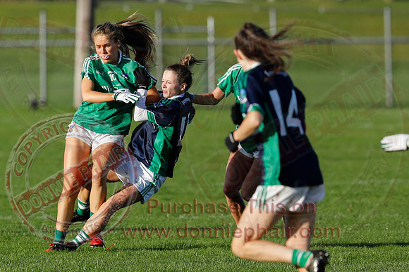 Fermanagh (4-10) V Limerick (4-03) in All-Ireland Ladies Junior GAA Football Championship Semi-Final-16