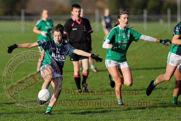 Fermanagh (4-10) V Limerick (4-03) in All-Ireland Ladies Junior GAA Football Championship Semi-Final-22