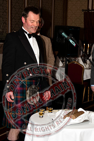 Ulster Scots Society in Fermanagh Celebrate Burns night with a Haggis feast.