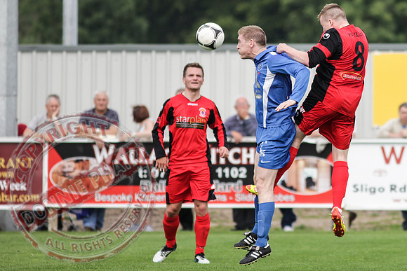Ballinamallard FC V Dungannon Swifts in IFL Premium League Game.