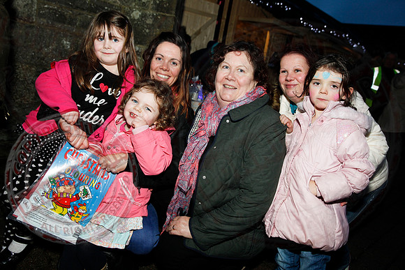 Turning on Christmas Lights in Lisnaskea.