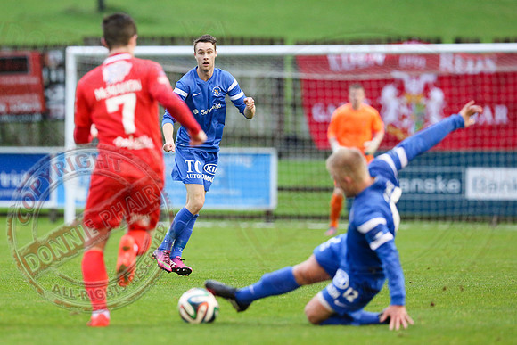 Ballinamallard United (0) v Portadown (2) in Danske Bank IFA Premier League.