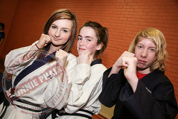 Trio Earn Black Belts in Ju Jitsu in Castle Park Centre, Lisnaskea.