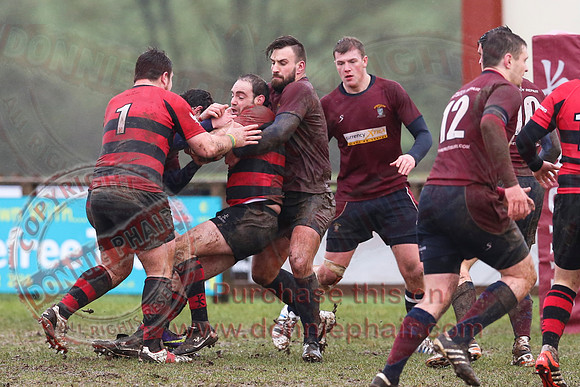 Enniskillen 1st XV (3) V Carrickfergus (20) in Kukri Qualifying Rugby League 2