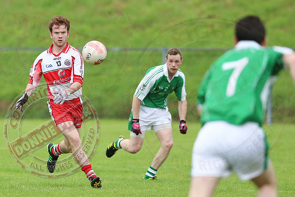 Roslea (0-7) V St. Pats Donagh (3-17) in Senior GAA Foobtall League, Division One.