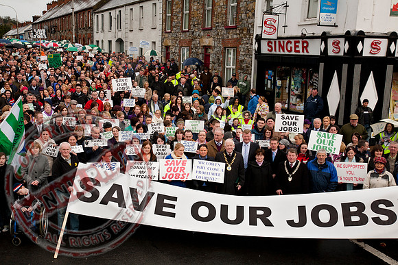 Quinn Insurance Protest in Cavan Town.