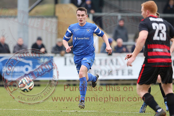 Ballinamallard United (2) V Coleraine (1) in IFA Premier League.