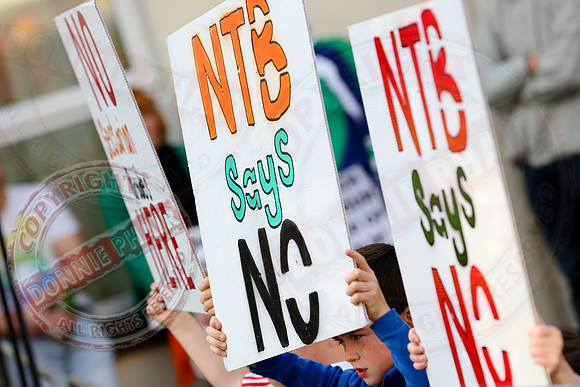 Loyalist Parade and Residents Protest in Newtownbutler