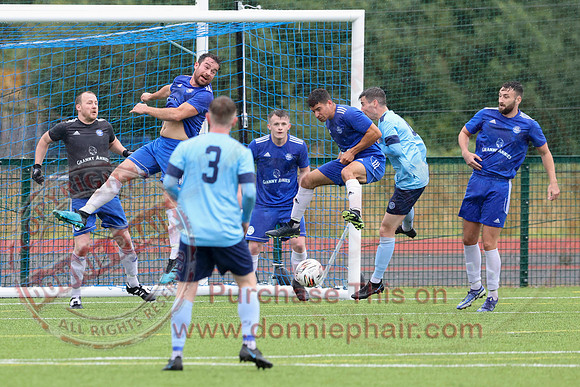 Enniskillen Town (5) V Enniskillen Athletic (0) in Mercer Football League-2