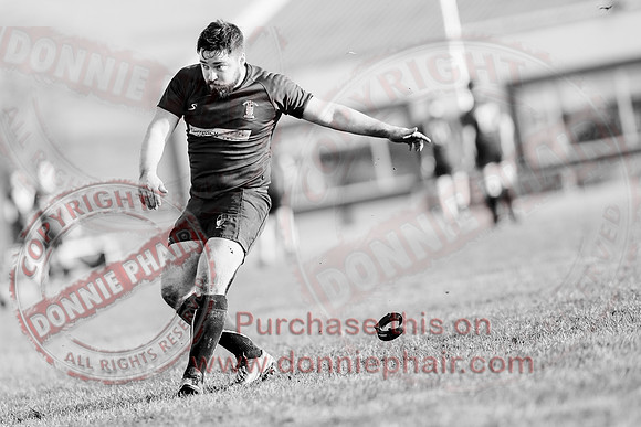 Enniskillen 1st XV (34) V Randalstown (8) in Towns Cup.
