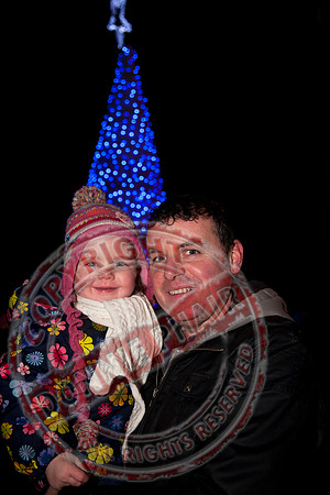 Turning on the Christmas Lights In Newtownbutler.