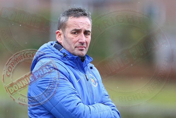 Ballinamallard United (0) V Glenavon (3) in The Irish Cup.