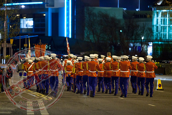Loyalist Parade in Enniskillen, County Fermanagh.