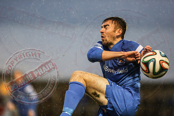 Ballinamallard United (0) v Portadown (2) in Danske Bank IFA Premier League.