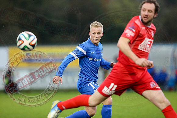 Ballinamallard United (0) v Portadown (2) in Danske Bank IFA Premier League.