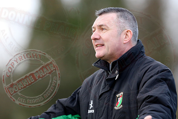 Ballinamallard United (0) V Glentoran (3) in IFA Premiership.