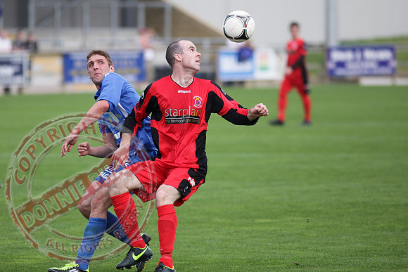 Ballinamallard FC V Dungannon Swifts in IFL Premium League Game.