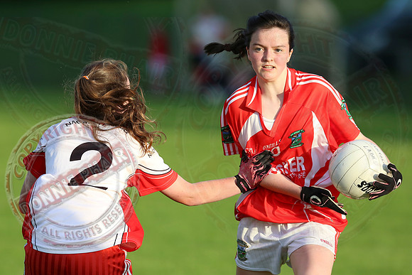 Newtownbutler (0-6) V St. Pat's Donagh (0-5) in U16 Ladies GAA Football League Division 2 Final.